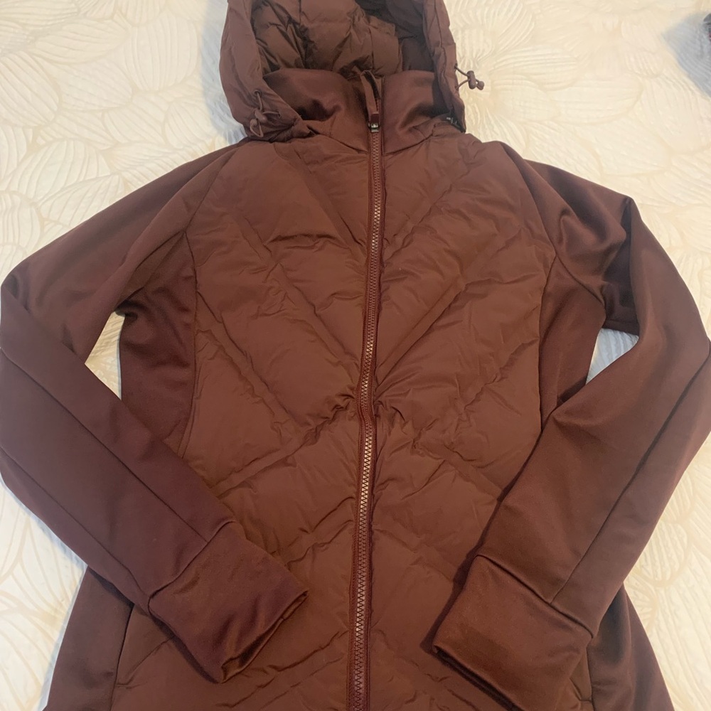 Athleta Brown Bomber Jacket women’s medium